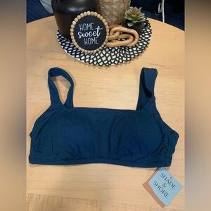 NWT Shade & Shore bikini top size Large